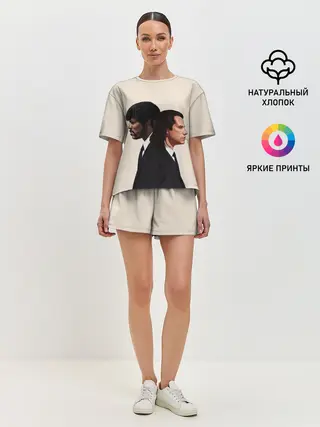 Женская пижама с шортами / Криминальное чтиво