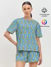 Женская пижама с шортами / Lyrical Lemonade Pattern