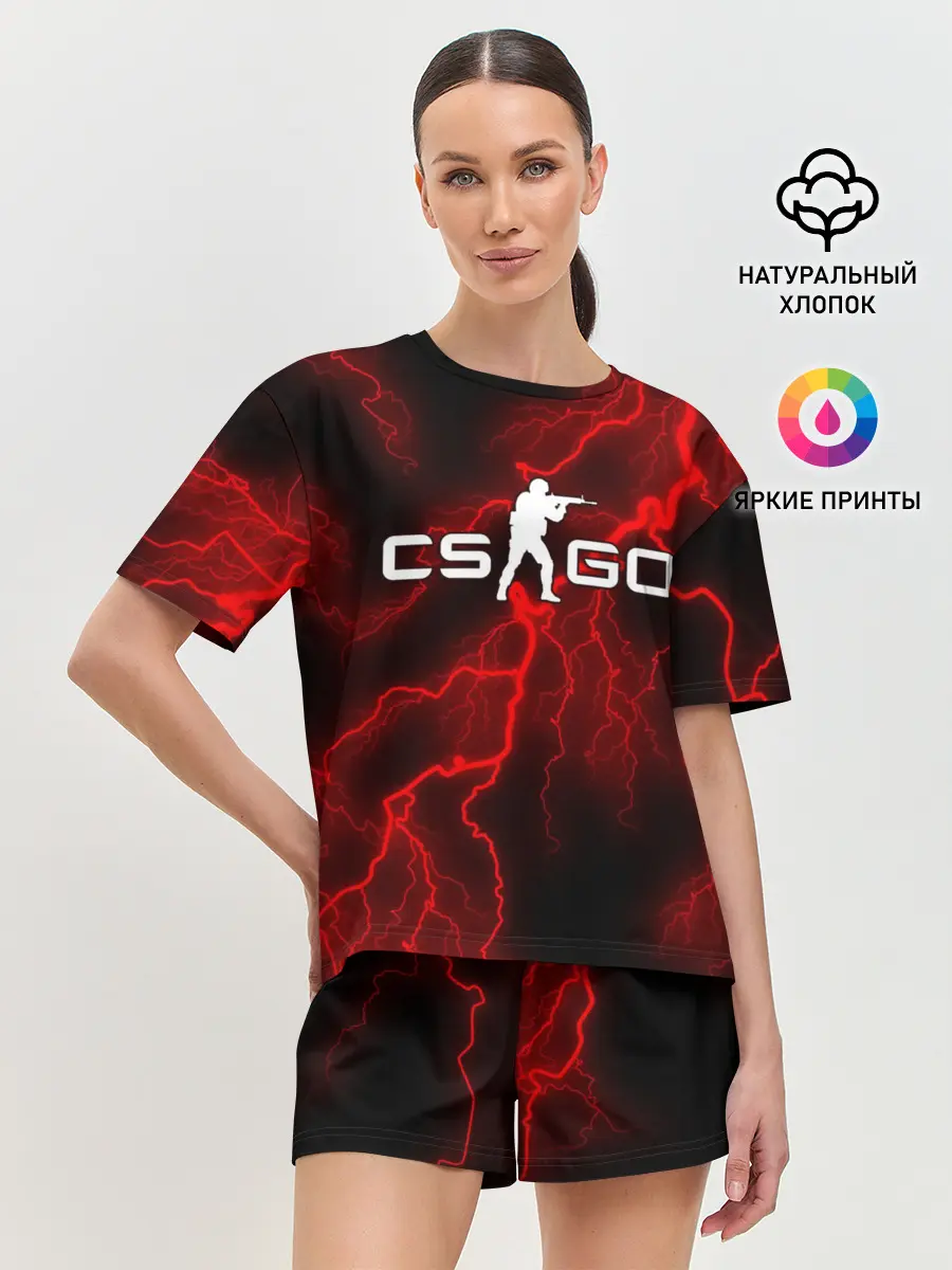 Женская пижама с шортами / COUNTER STRIKE