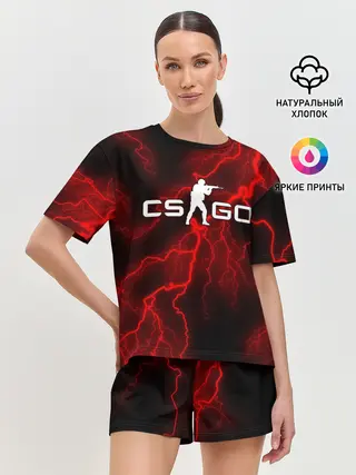 Женская пижама с шортами / COUNTER STRIKE