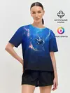 Женская пижама с шортами / ПАДЕНИЕ В БЕЗДНУ