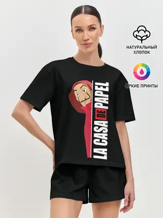 Женская пижама с шортами / Бумажный дом