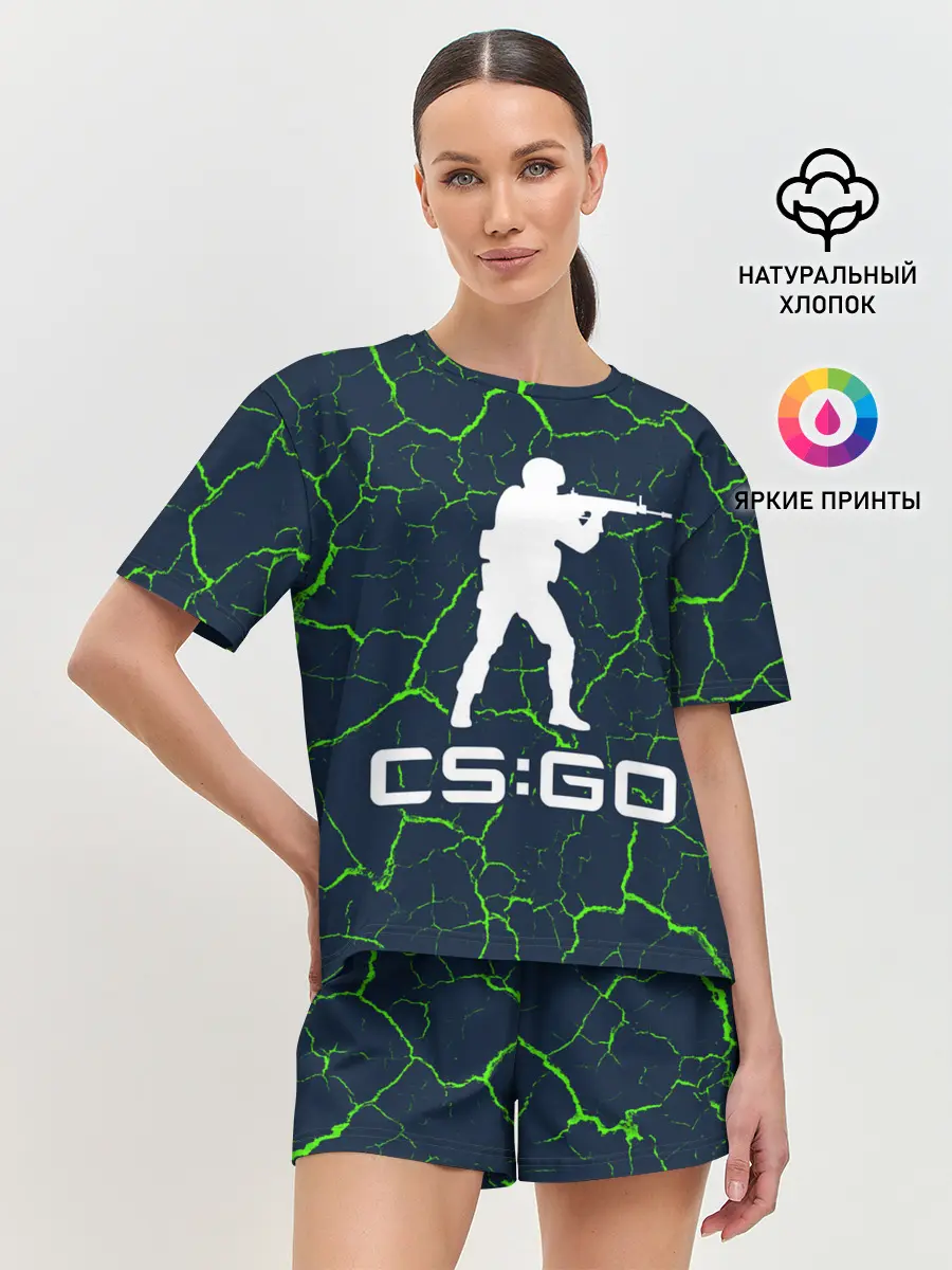Женская пижама с шортами / CS GO | КС ГО