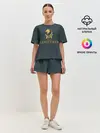 Женская пижама с шортами / Джентльмены