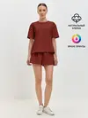 Женская пижама с шортами / Джентельмены