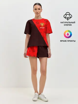Женская пижама с шортами / СССР / USSR