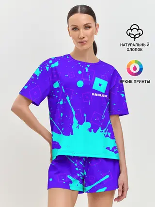 Женская пижама с шортами / ROBLOX / РОБЛОКС