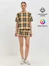 Женская пижама с шортами / Джентльмены Ретро