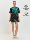 Женская пижама с шортами / НЕОНОВЫЙ ДЫМ