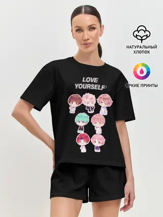 Женская пижама с шортами / BTS Love Yourself