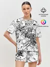Женская пижама с шортами / генплан