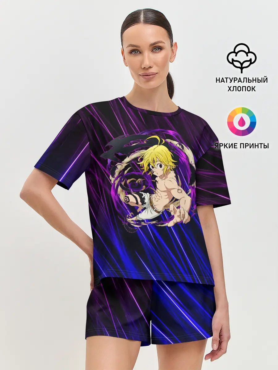 Женская пижама с шортами / Семь Смертных Грехов