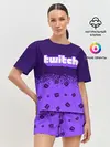 Женская пижама с шортами / TWITCH / ТВИЧ