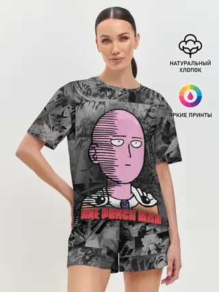 Женская пижама с шортами / I am okey