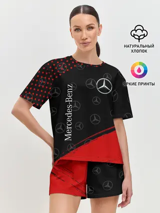Женская пижама с шортами / MERCEDES / МЕРСЕДЕС
