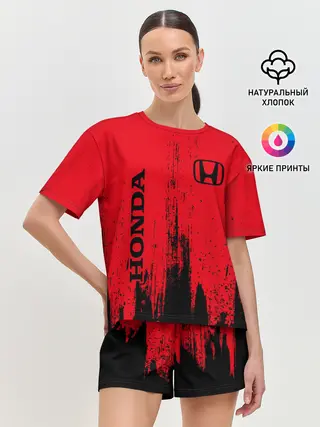 Женская пижама с шортами / HONDA / ХОНДА