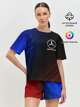 Женская пижама с шортами / MERCEDES / МЕРСЕДЕС