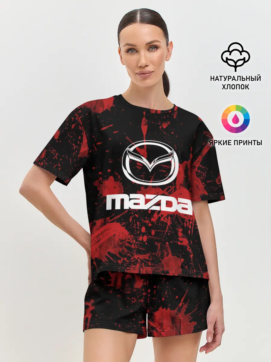 Женская пижама с шортами / Мазда
