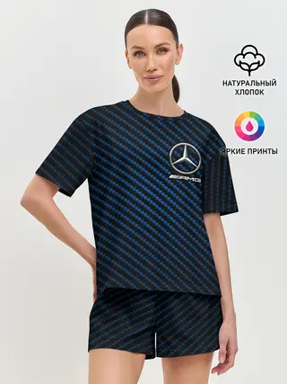 Женская пижама с шортами / MERCEDES / МЕРСЕДЕС
