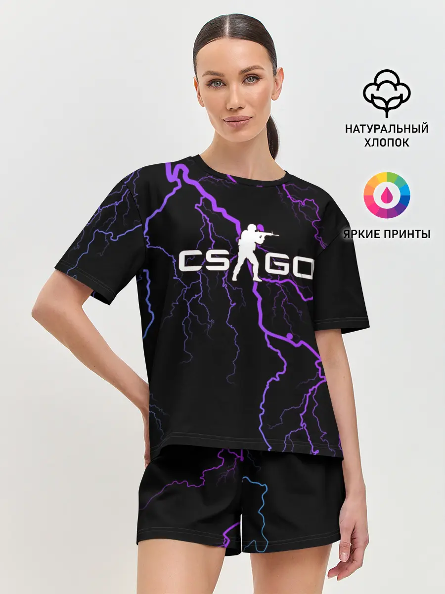 Женская пижама с шортами / COUNTER STRIKE
