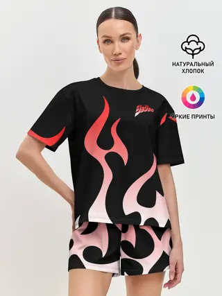Женская пижама с шортами / Приключения ДжоДжо