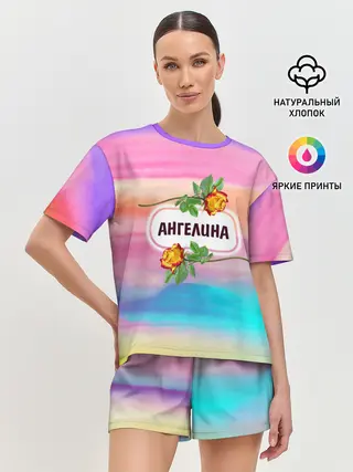 Женская пижама с шортами / Ангелина