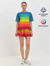 Женская пижама с шортами / Радуга | Rainbow