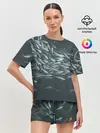 Женская пижама с шортами / Рыбы