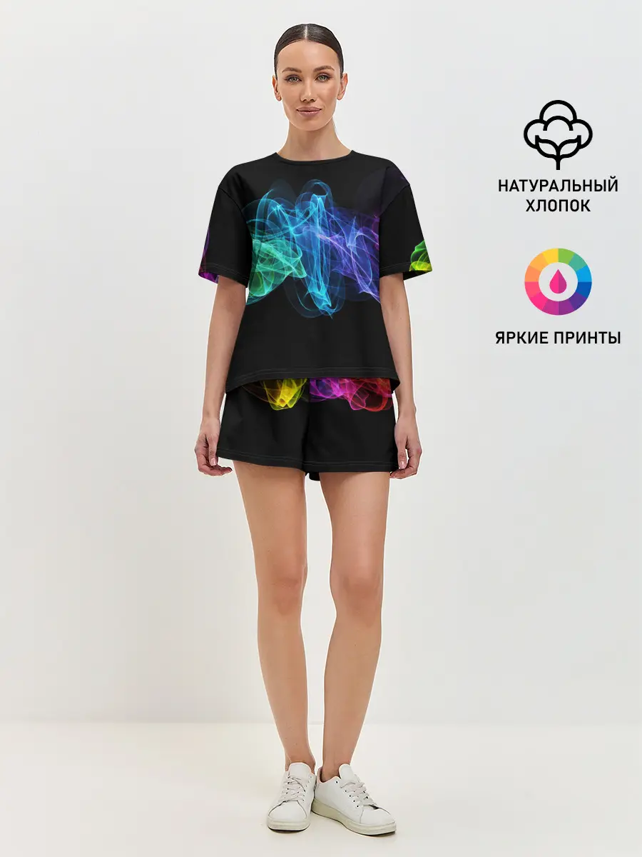 Женская пижама с шортами / COLOR SMOKE