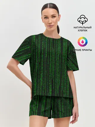 Женская пижама с шортами / Matrix
