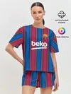 Женская пижама с шортами / FC Barcelona 20/21