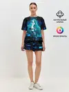 Женская пижама с шортами / Miku в матрице