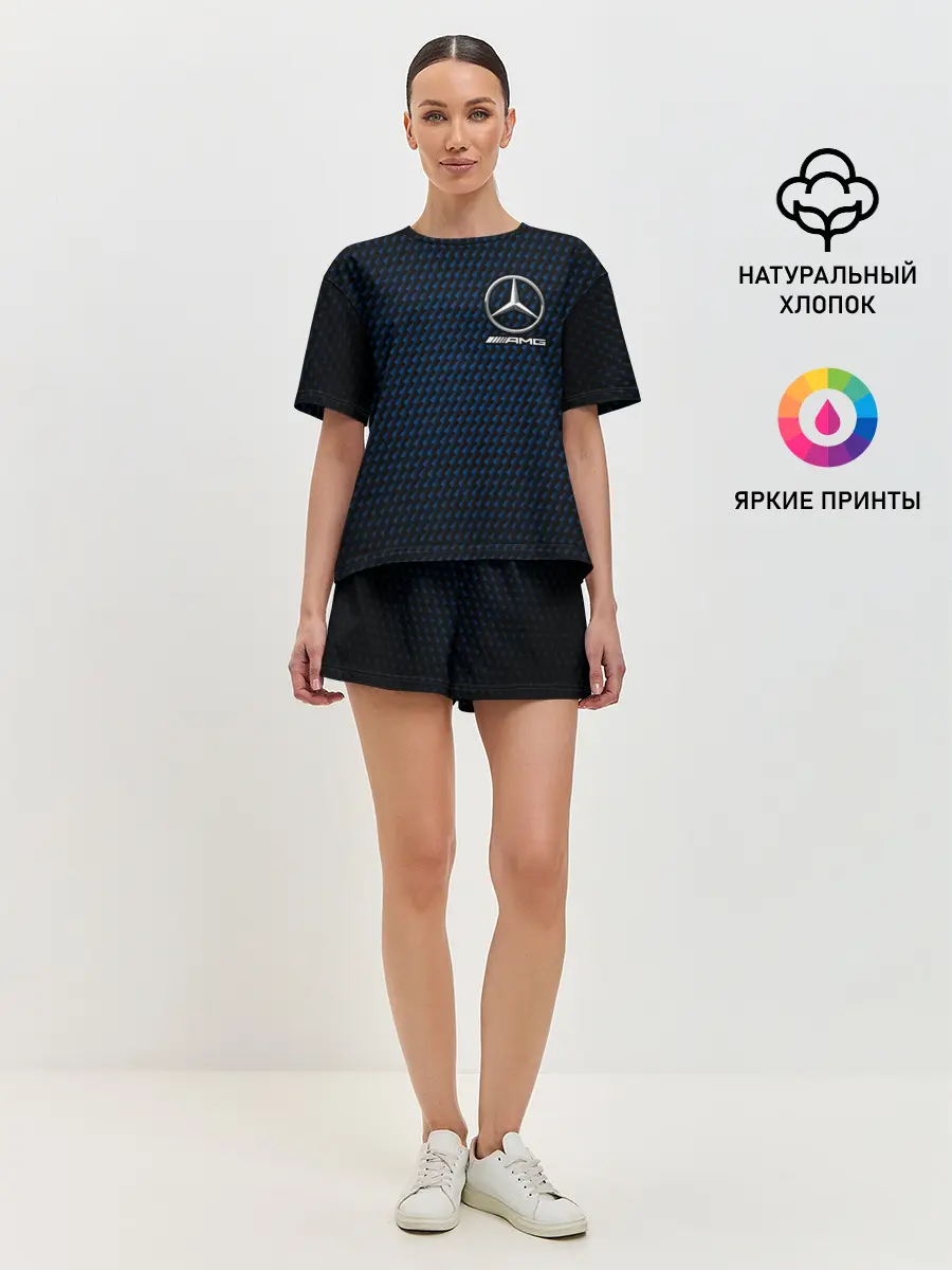 Женская пижама с шортами / MERCEDES / МЕРСЕДЕС