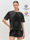 Женская пижама с шортами / Броня робота