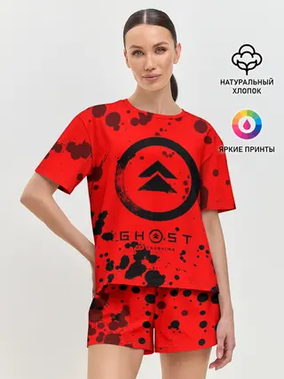 Женская пижама с шортами / GHOST OF TSUSHIMA
