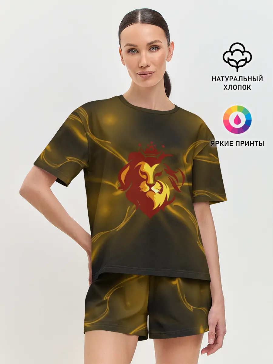 Женская пижама с шортами / King Lion