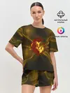Женская пижама с шортами / King Lion