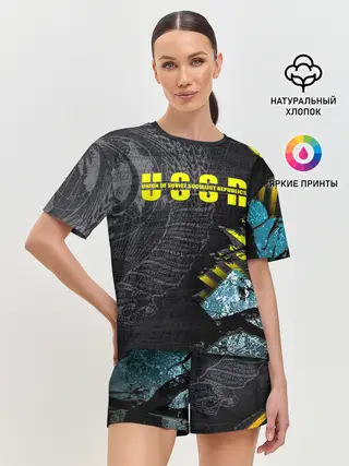 Женская пижама с шортами / СССР