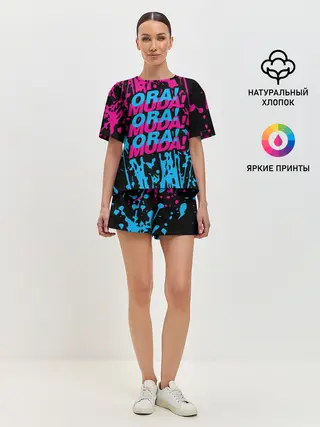 Женская пижама с шортами / ORA ORA ORA / MUDA MUDA MUDA