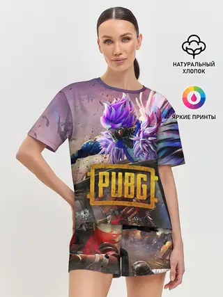 Женская пижама с шортами / PUBG