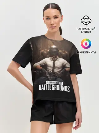Женская пижама с шортами / PRKN BTLGRND