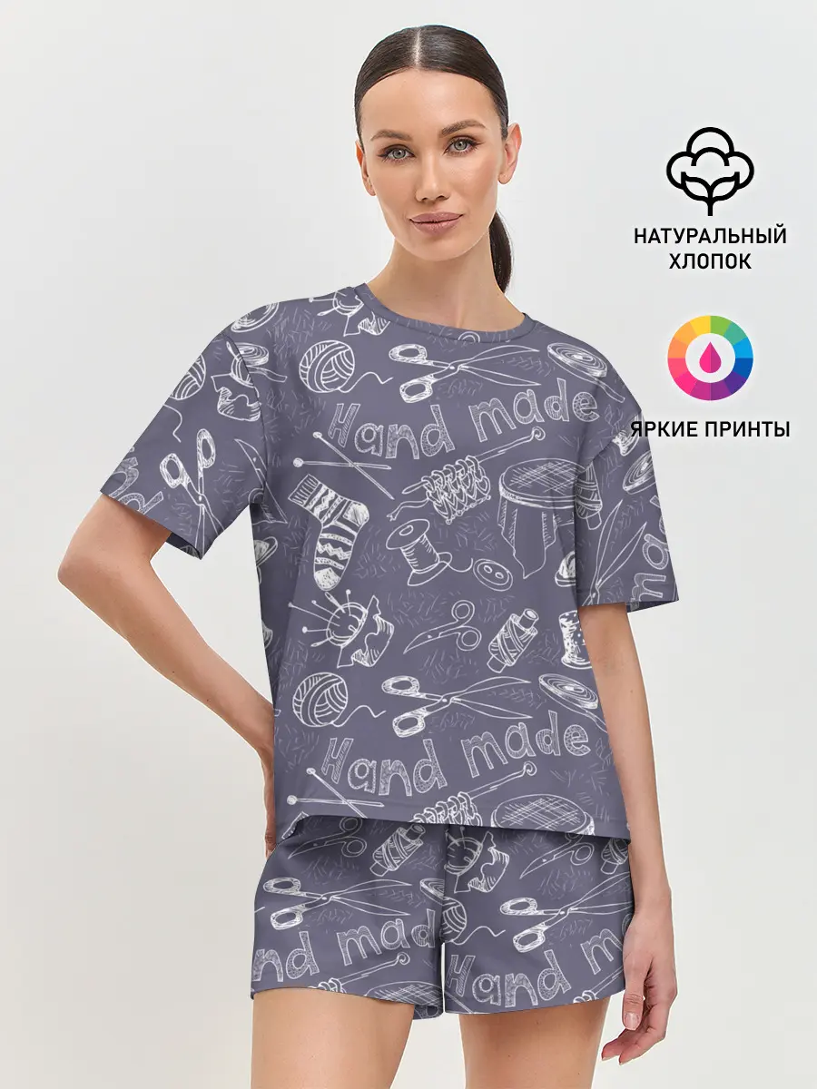 Женская пижама с шортами / Hand made