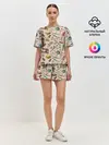Женская пижама с шортами / предметы шитья