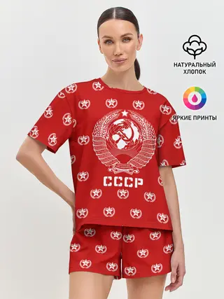 Женская пижама с шортами / СССР