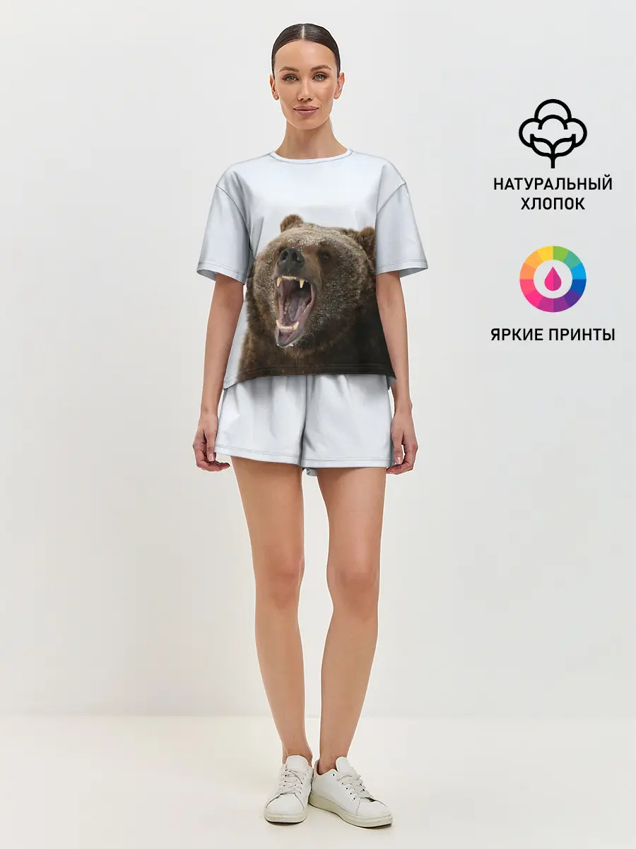 Женская пижама с шортами / Bear