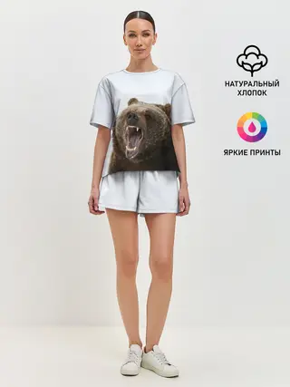 Женская пижама с шортами / Bear