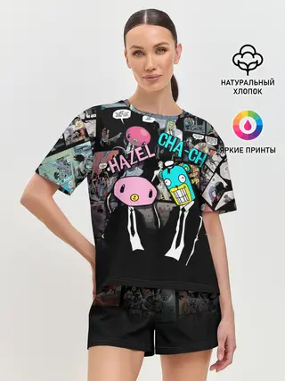 Женская пижама с шортами / Амбрелла, Хэйзел и Ча-Ча