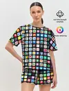 Женская пижама с шортами / Iphone and Apps Icons