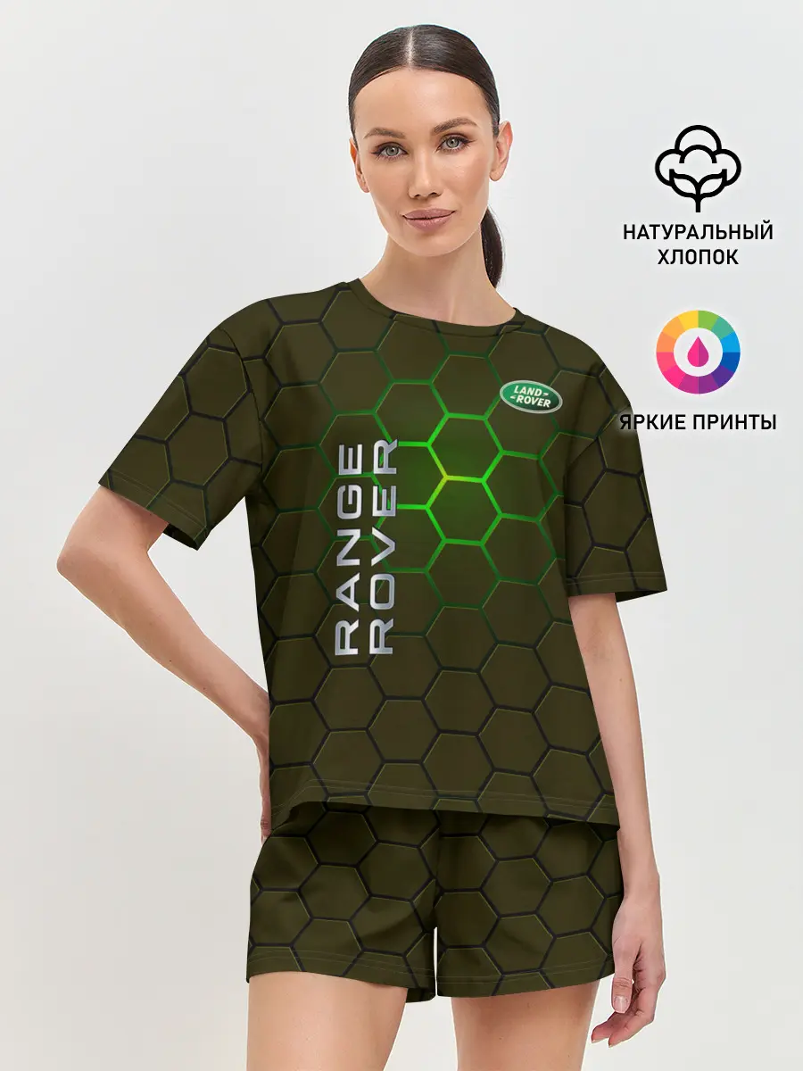 Женская пижама с шортами / Land Rover