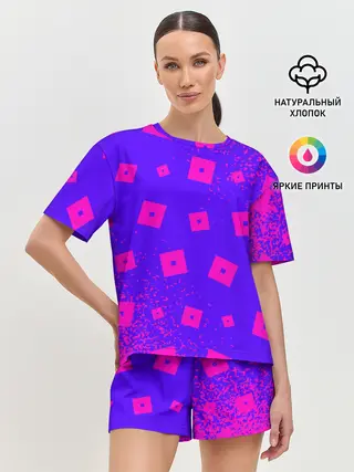 Женская пижама с шортами / ROBLOX / РОБЛОКС